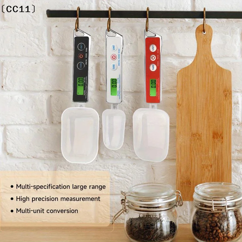 Electronic Kitchen Scale Spoon 500G 0.01g Mini Kitchen Tool For Milk Coffee Tea Removable With Scale Kitchen Tools〔CC11〕