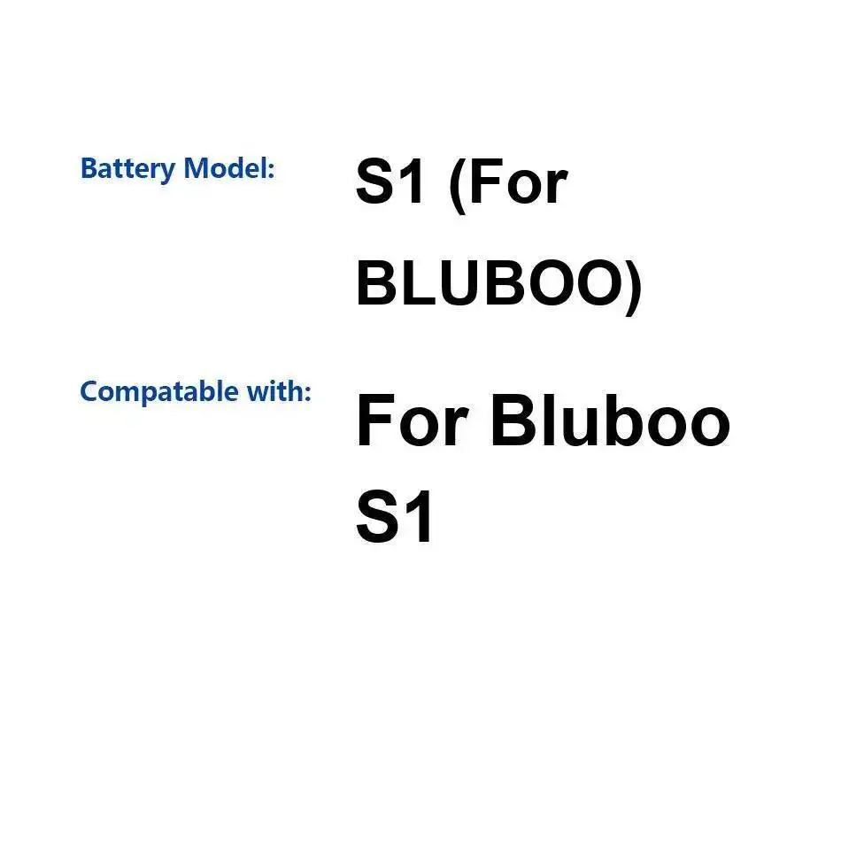 Легкий аккумулятор для мобильного телефона Bluboo S1 3500 мАч Легкий аккумулятор для мобильного телефона Bluboo S1 3500 мАч