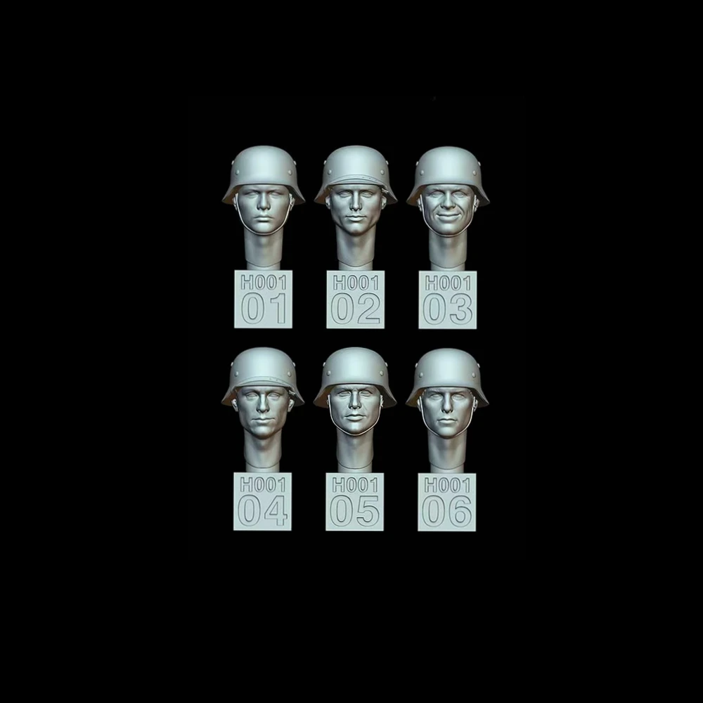 

1:35 Resin kit HS-040 Figure Replacement Head Unassembled Sculpture for Hobbyists