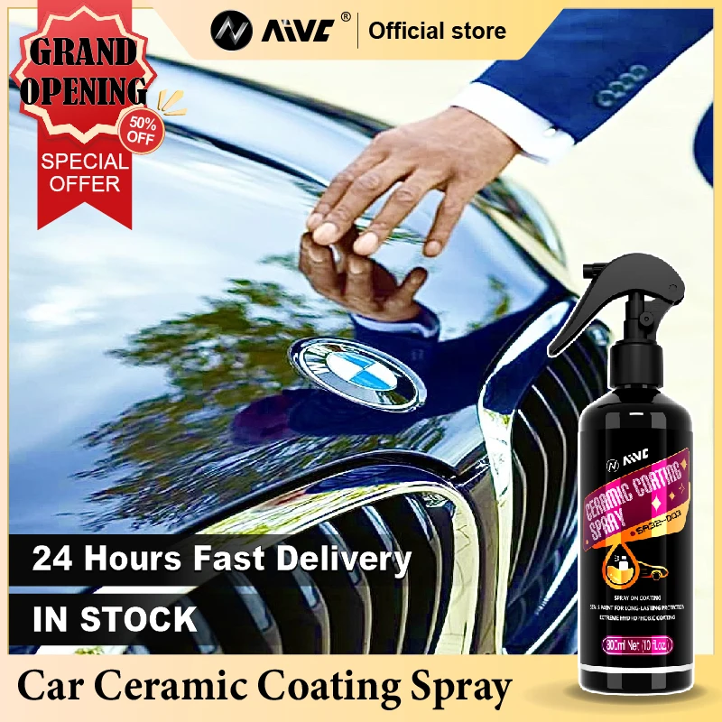 Auto Nano Keramische Coating Beschermingsvloeistof AIVC-D Super Hydrofobe Vloeistof Coat Verfverzorging Duurzaamheid glanzende autospullen Coatin Set