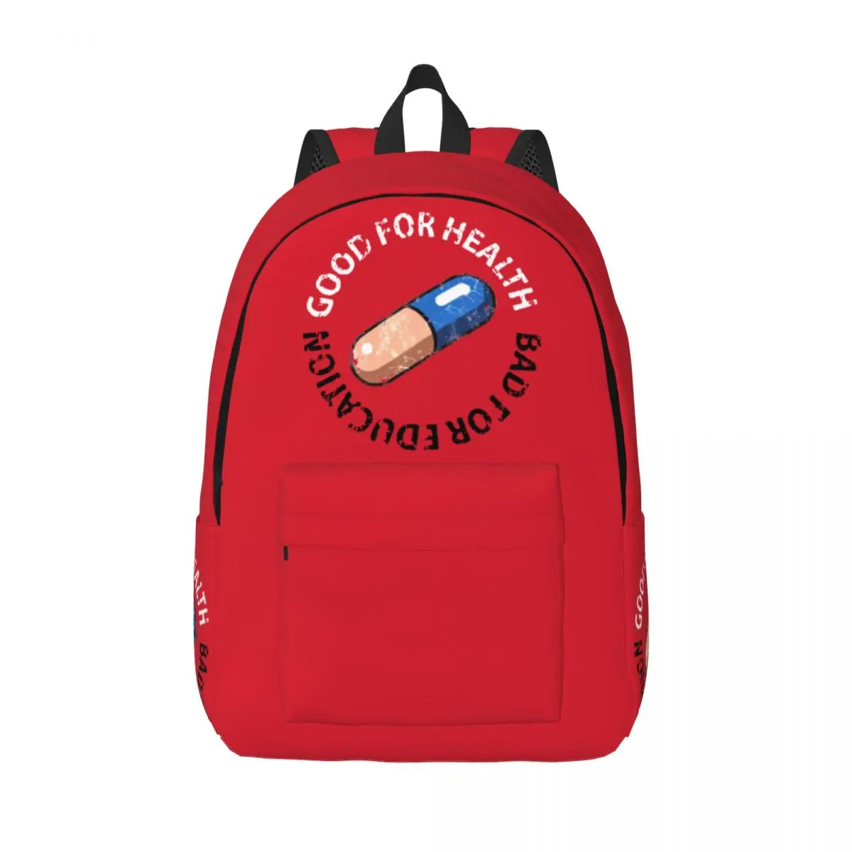 

Akira Curious Pill Cool Backpack Durable High School Hiking Travel Anime Daypack for Men Women Laptop Canvas Bags