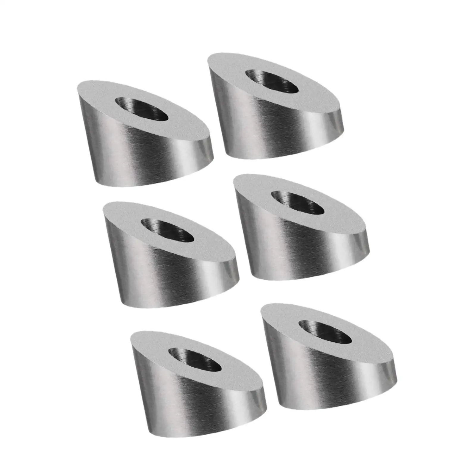 6Pcs 1/4 inch Beveled Washer for Railing System DIY Balustrade Aluminum Post