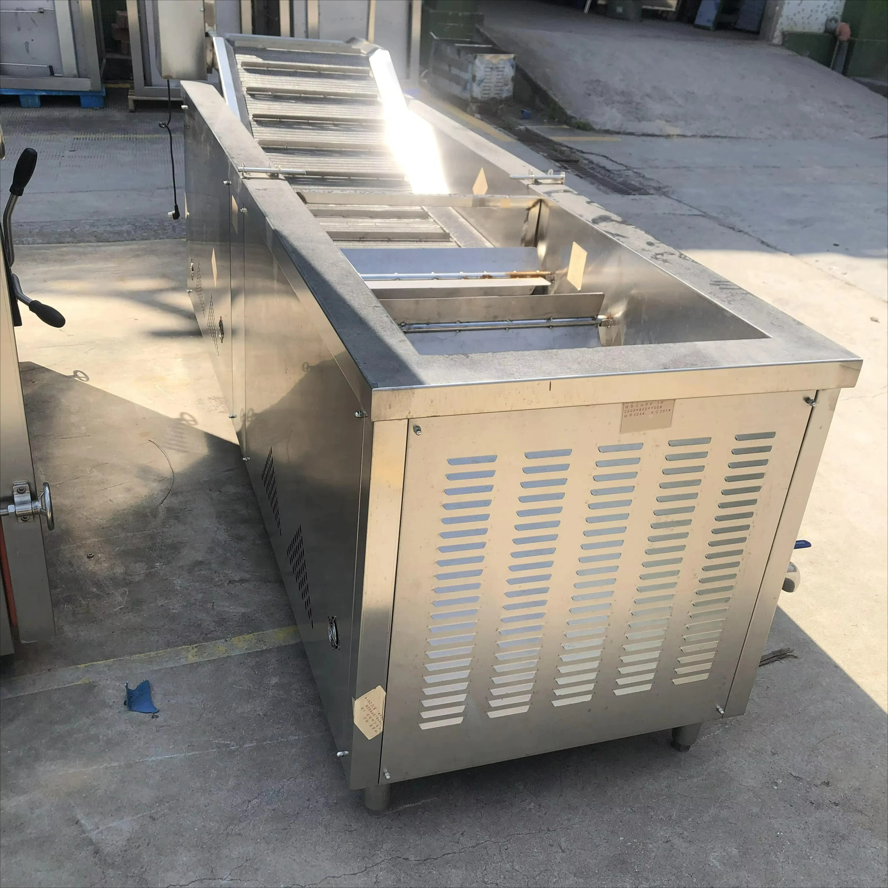 Customizable  Automatic Chips French Fries Continuous Electric  Peanut Chain Fryer