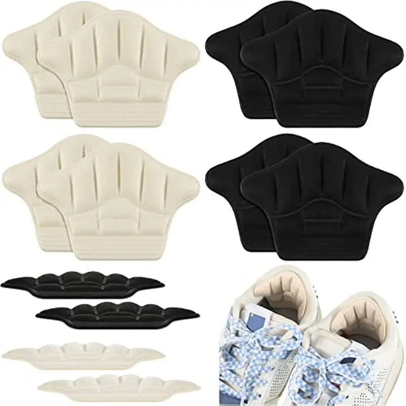 Sneakers Heel Pads Inserts Sports Heel Protector Adjust Size Heels Liner Grips Pain Relief Leather Heel Cushion Patch Foot Care