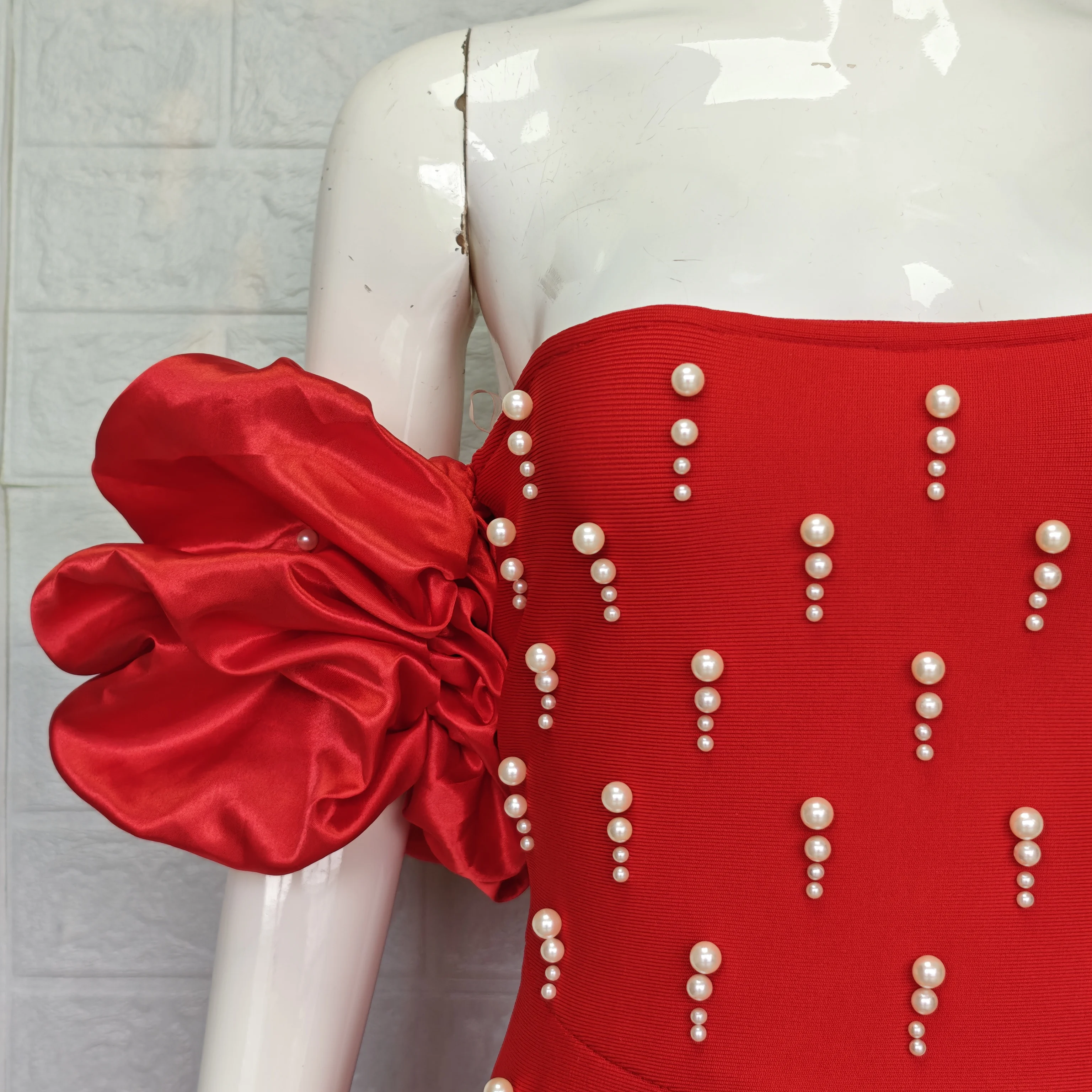 Gaun Pesta Wanita Elegan Model - Women'S Red Formal Wear ulasan dan harga
