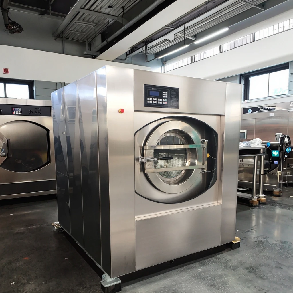 Industrial Electric 220V Steam Dry Cleaner New Commercial Laundry Equipment Stainless Steel Housing 10-120kg Capacity