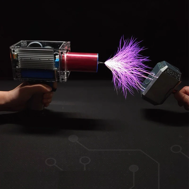 80W 6A Handheld Arc Magnetic Energy High Voltage Generator Artificial Lightning For Tesla Coil Third Generation Enhanced image 4