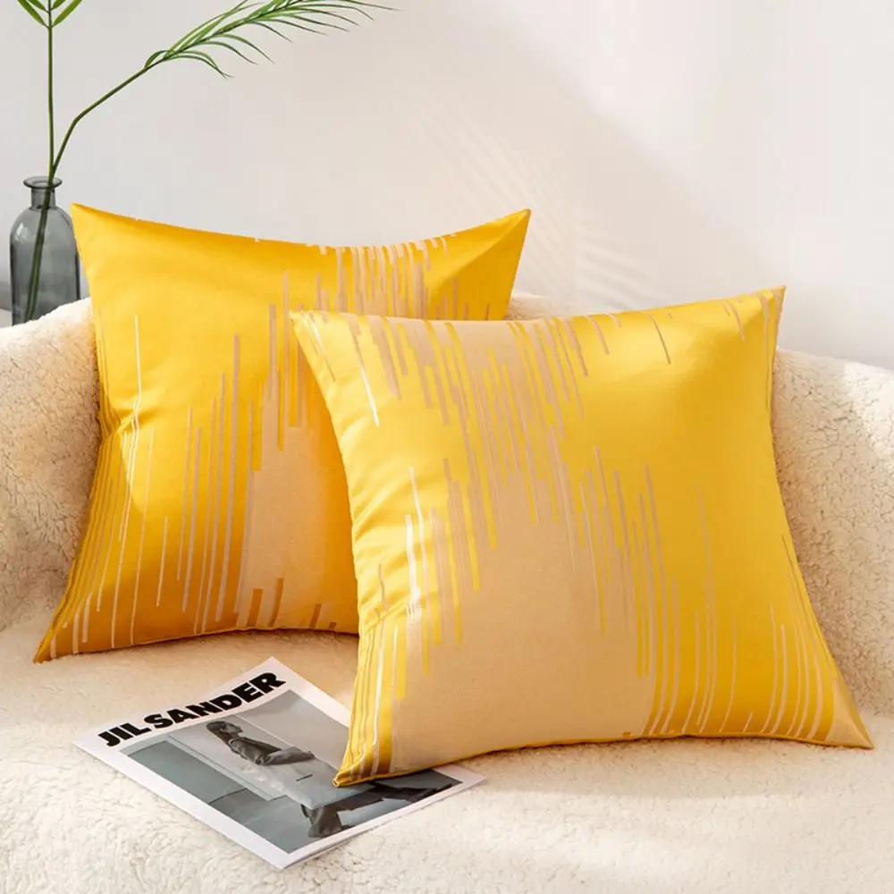 45x45cm Meteor Stripe Velvet Pillowcase Soft Luxury Throw Cushion Cover Comfortable Washed Material