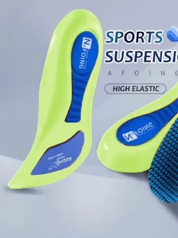 Orthopedic Insoles for Feet Sport Shock-absorbing Insole for Shoes Arch Support Plantar Fasciitis Templates Pads Men Women Sole