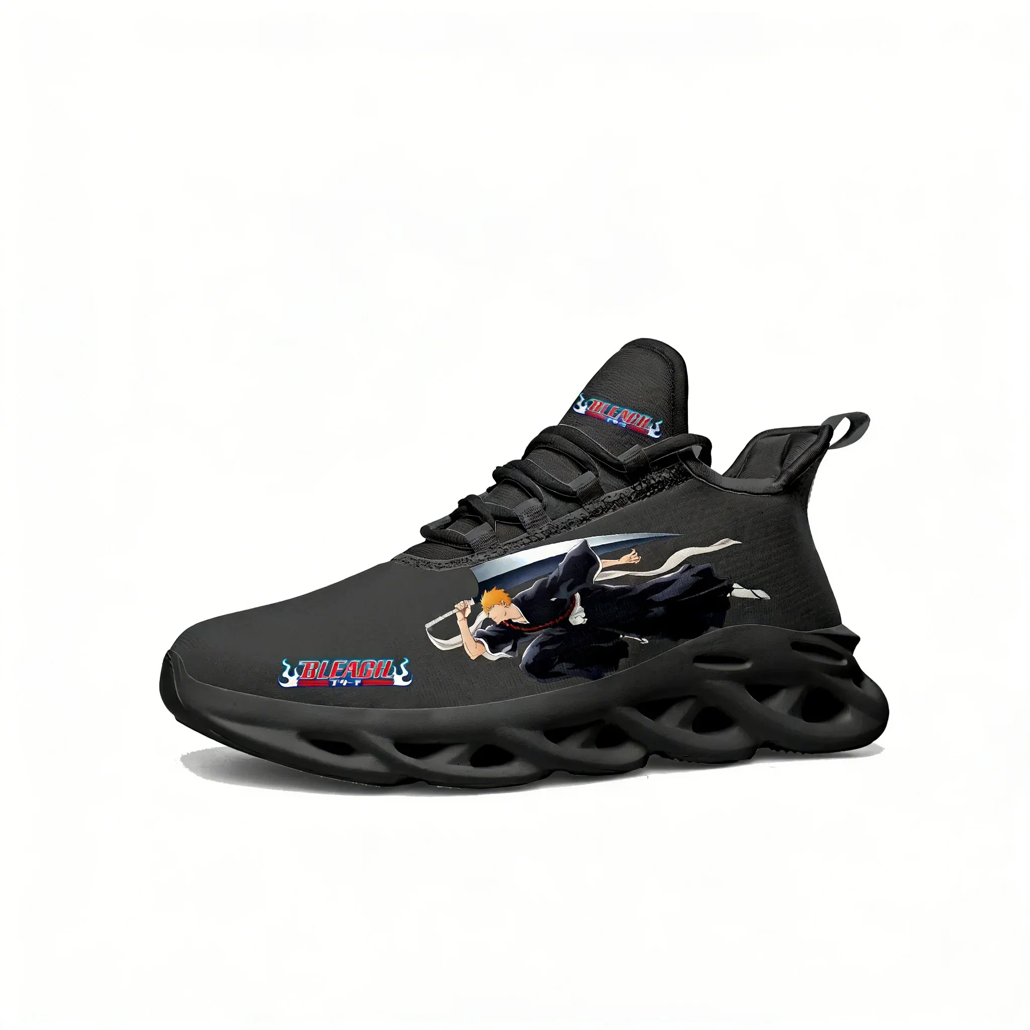 

Bleach Anime Lace Mesh Shoes Flat Sneaker Man Women Sport Running Shoes Sport Sneakers Comfortable Fashion Customized Footwears