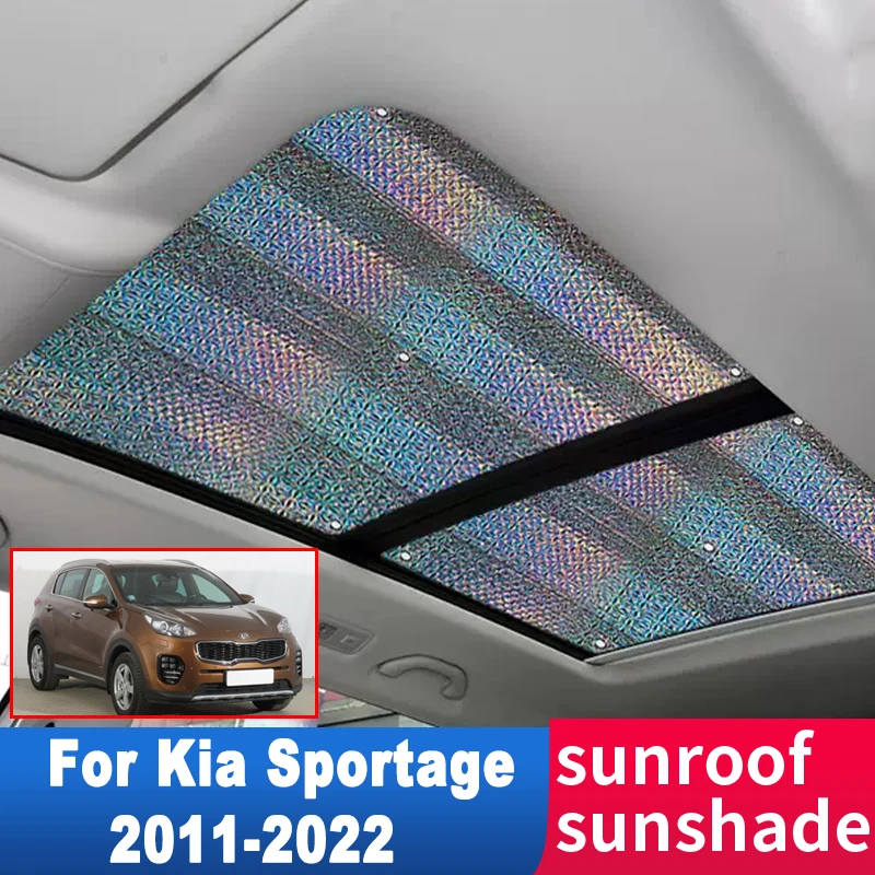 for Kia Sportage SL QL 2022-2011 2012 2013 2017 2018 2021 KX5 Car Sunroof Sunshade Roof Sunscreen Heat Insulation Windscreen 2x