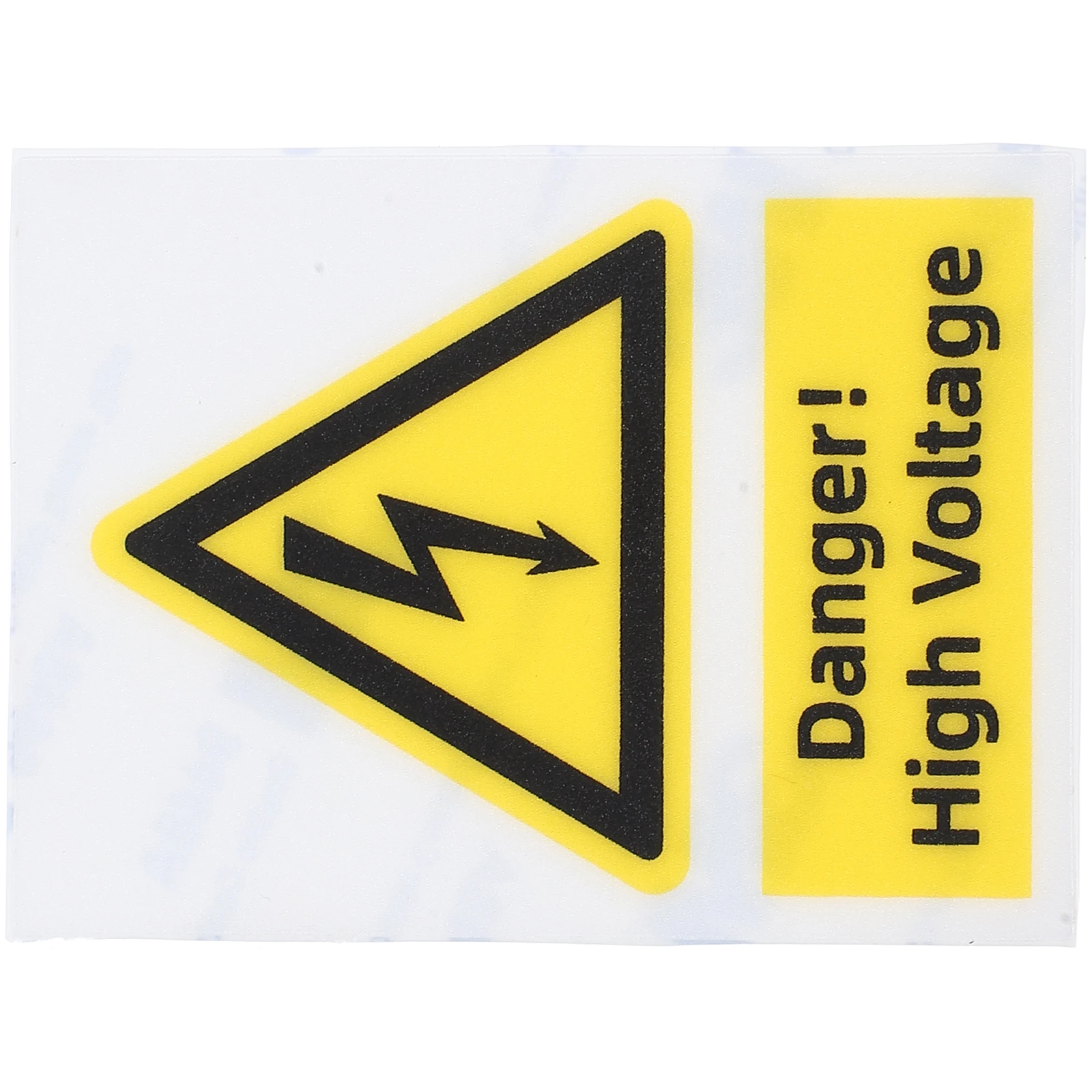 High Voltage Warning Label Sticker Caution Stickers Safety Sign with Electricity Signs