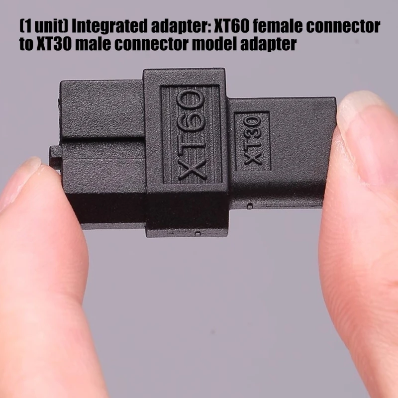 Precisions Molded XT60 to XT30 Converter Plastic Texture for Stable Power Transmission in and Electric Car 83CF