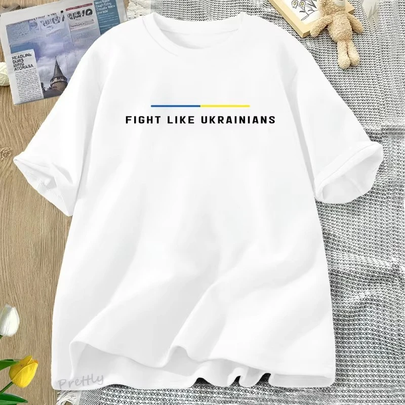 

Summer Men T-Shirt Ukrainians Flag Graphic T Shirts Men Women Casual Cotton Short Sleeve T Shirt Hight Quality Clothing Tee Tops