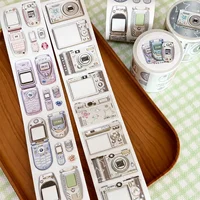 Kawaii Retro Y2k CCD Mobile Phone Photo Frame Die Cut Sticker DIY Photo Goo Card Journal Scrapbooking Phone Case Collage Supply 2