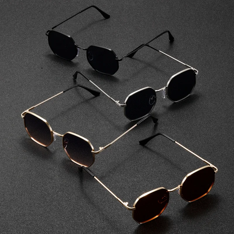 4 قطع من النظارات الشمسية الكلاسيكية الرائعة ذات الإطار الكامل، مع قلابات أذن مريحة، وجه جذاب، نظارات قوية #1