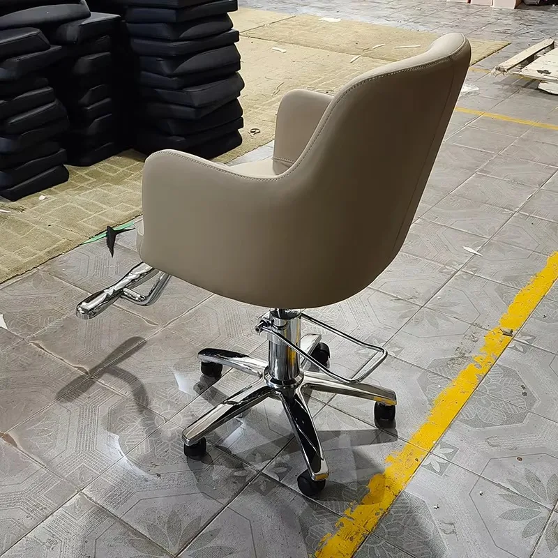 2026 Stainless Steel Base Children's Barber Chair Customizable Color LOGO Salon Chair for Barber Shop School 360 Degree
