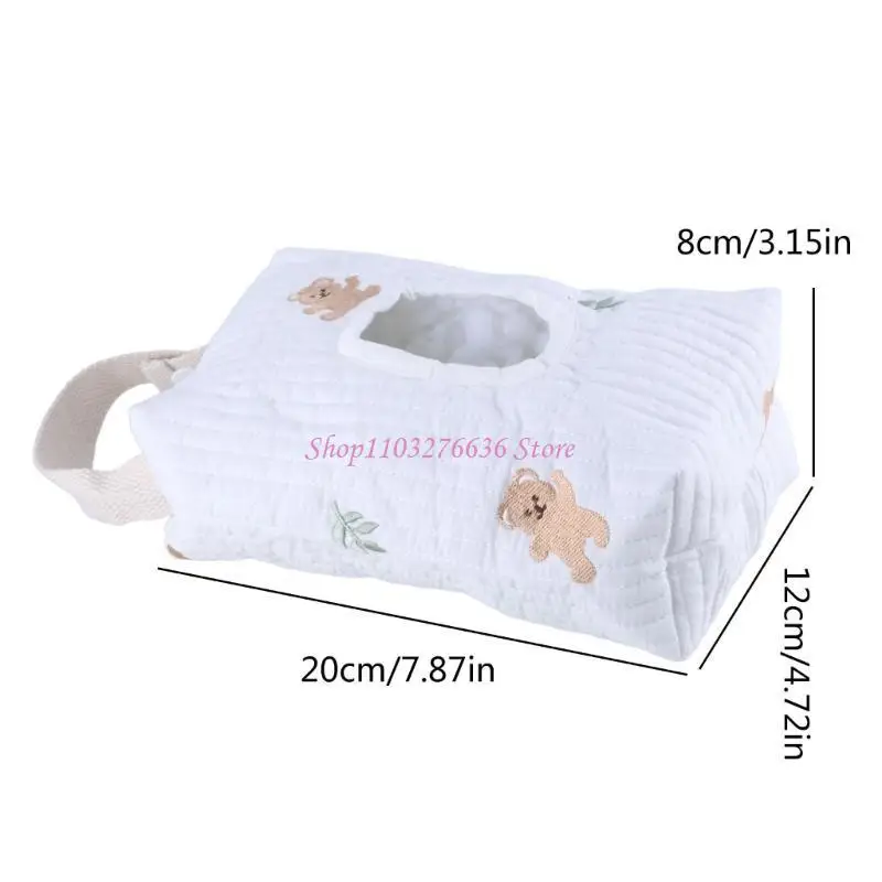 R6FD CARTOONE BÉBÉ PUISSANTS TISSU CAS TISSUSE LESSIONS ALIPES ALIMES ORGANISATION POCHE PAPIER CONTERITEUR Rangement pour