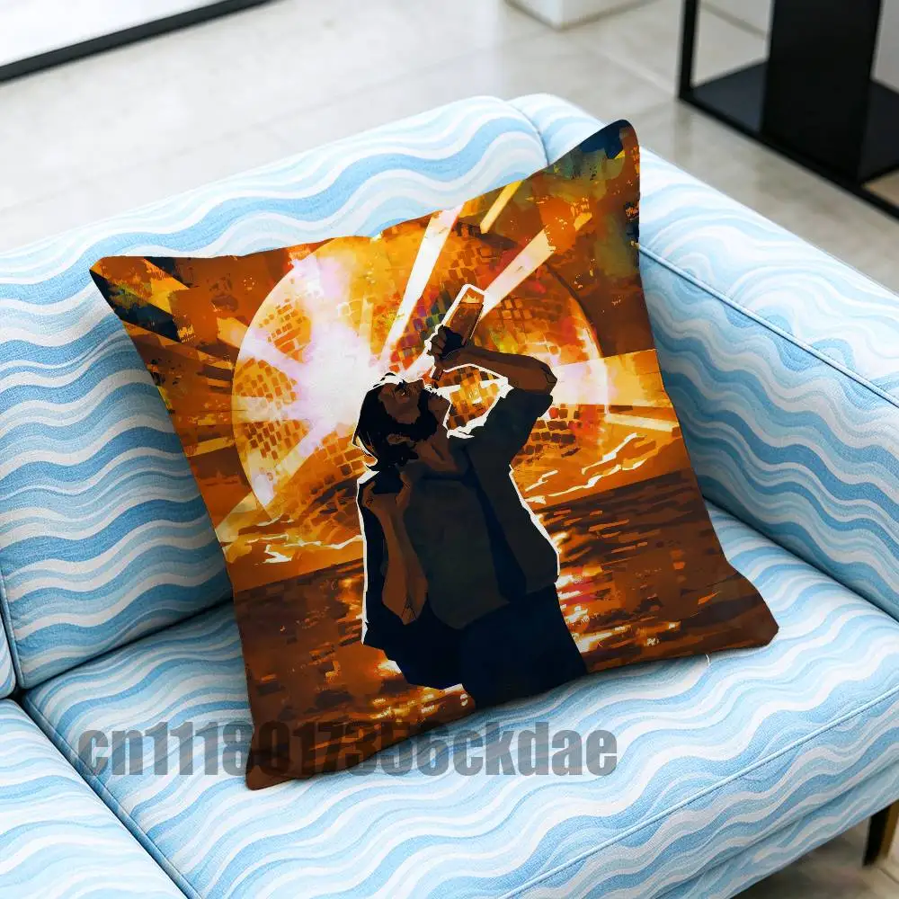 For Disco Elysium Cat Throw Pillow Cover Case Custom Decorative Pillowcase Accent Cushion Covers DIY