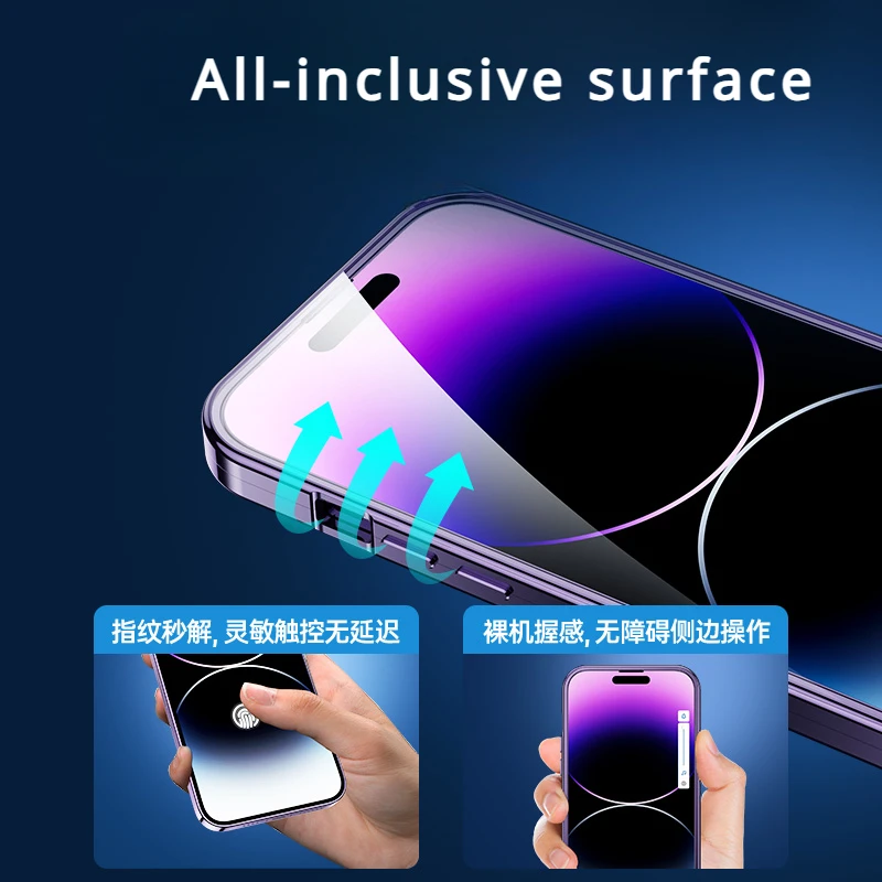 For iPhone 16 15 14 13 12 Pro Max Large Window Lens Protection Aluminum Metal Magnetic Case Shockproof Cover Screen Protector