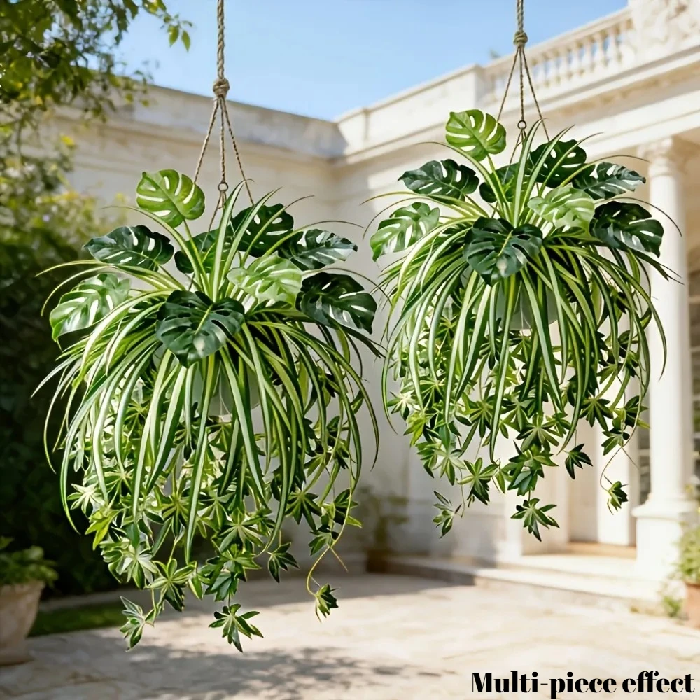 3 Piezas de Plantas Artificial - String Of Pearls Plant reseña y precio