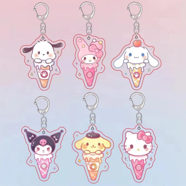 New✨Sanrio Hello Kitty Ice 2024 Cream Sunday Magnet Bundle