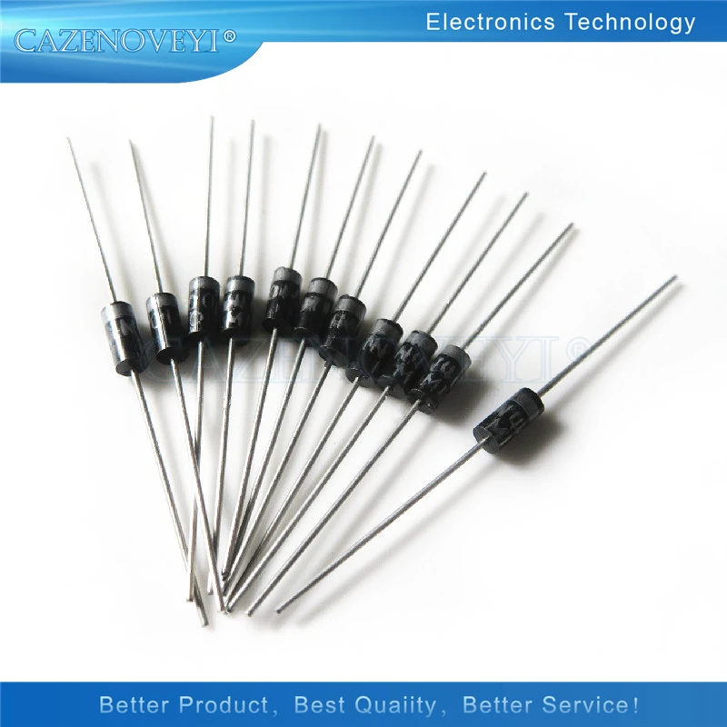 50PCS 1N5817 1N5819 1N5399 1N4937 1N4004 Schottky Rectifier Diode 1N4001 1N4007 UF4007 HER107 FR207 FR157 FR107 RL207 DO-41