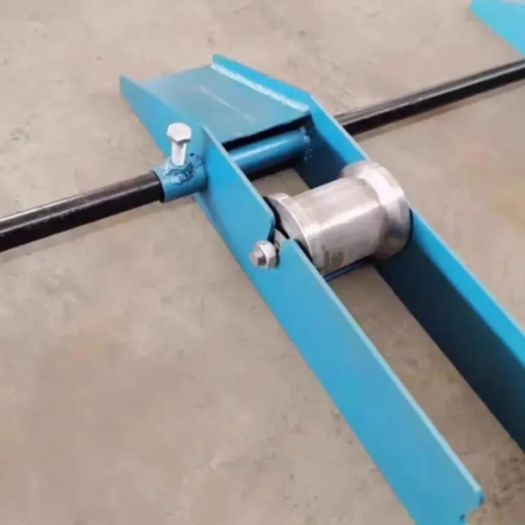 Small New New New Small Pay-off Stand Steel Wheel Portable Horizontal Cable And Optical Cable Pay-off Tool Ground Rail Roller Pa