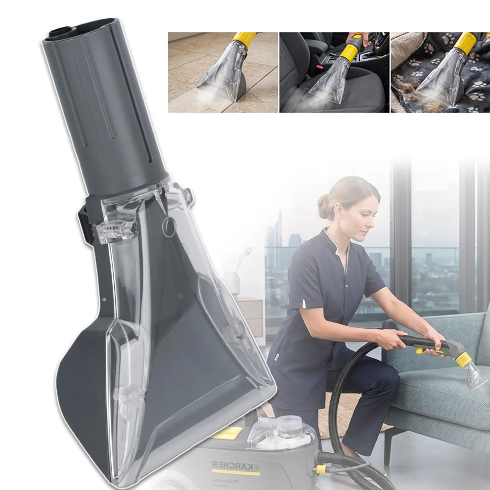 Ugello di ricambio per l’estrazione a spruzzo, compatibile con i modelli Karcher Puzzi 10/1, 10/2 e 8/1, strumento per la rimozione di macchie da interni auto e tappeti.