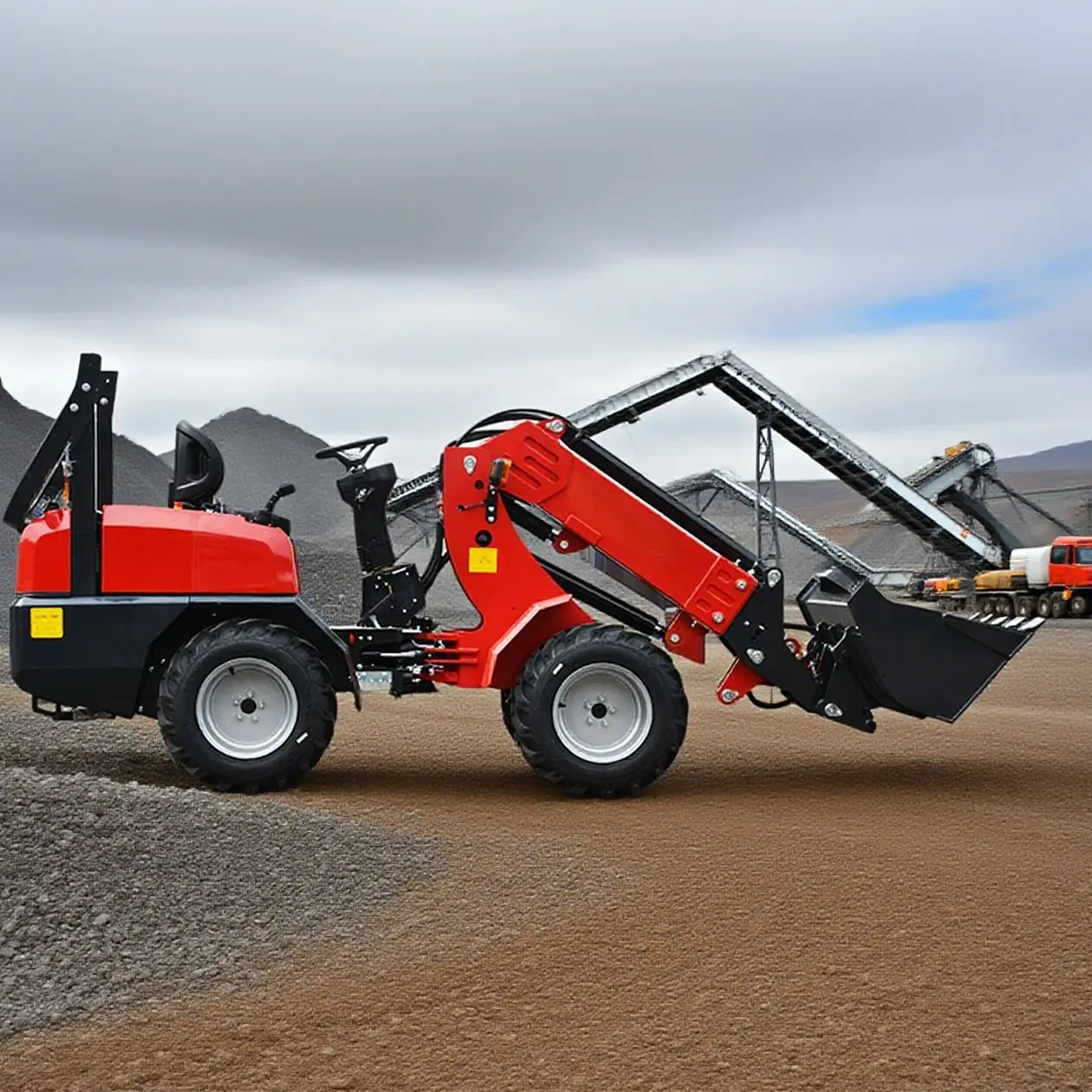 

Mini Telescopic Front Wheel Loader Small Arm Earthmoving Machinery Factory Direct Customized Sales
