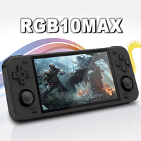 Powkiddy RGB10 Max 5Inch IPS Screen Retro Handheld Game Console Open Source System RK3326 3D Rocker Children's Gift