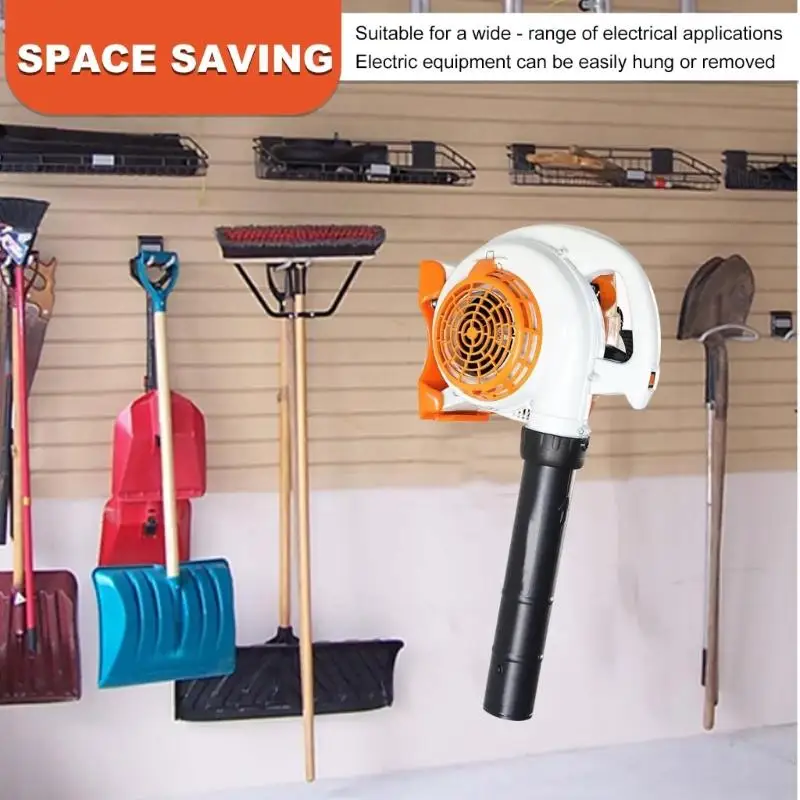 652F Reinforced Blower Wall Hook 3 Screw Fastening Blower Rack for Stable Positioning