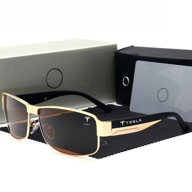 Auto High-End Gemütliche Luxus Sonnenbrille Für Tesla Modell 3 Modell Y Modell S Modell X Cybertruck Roadster Männer Frauen mode Brille 3