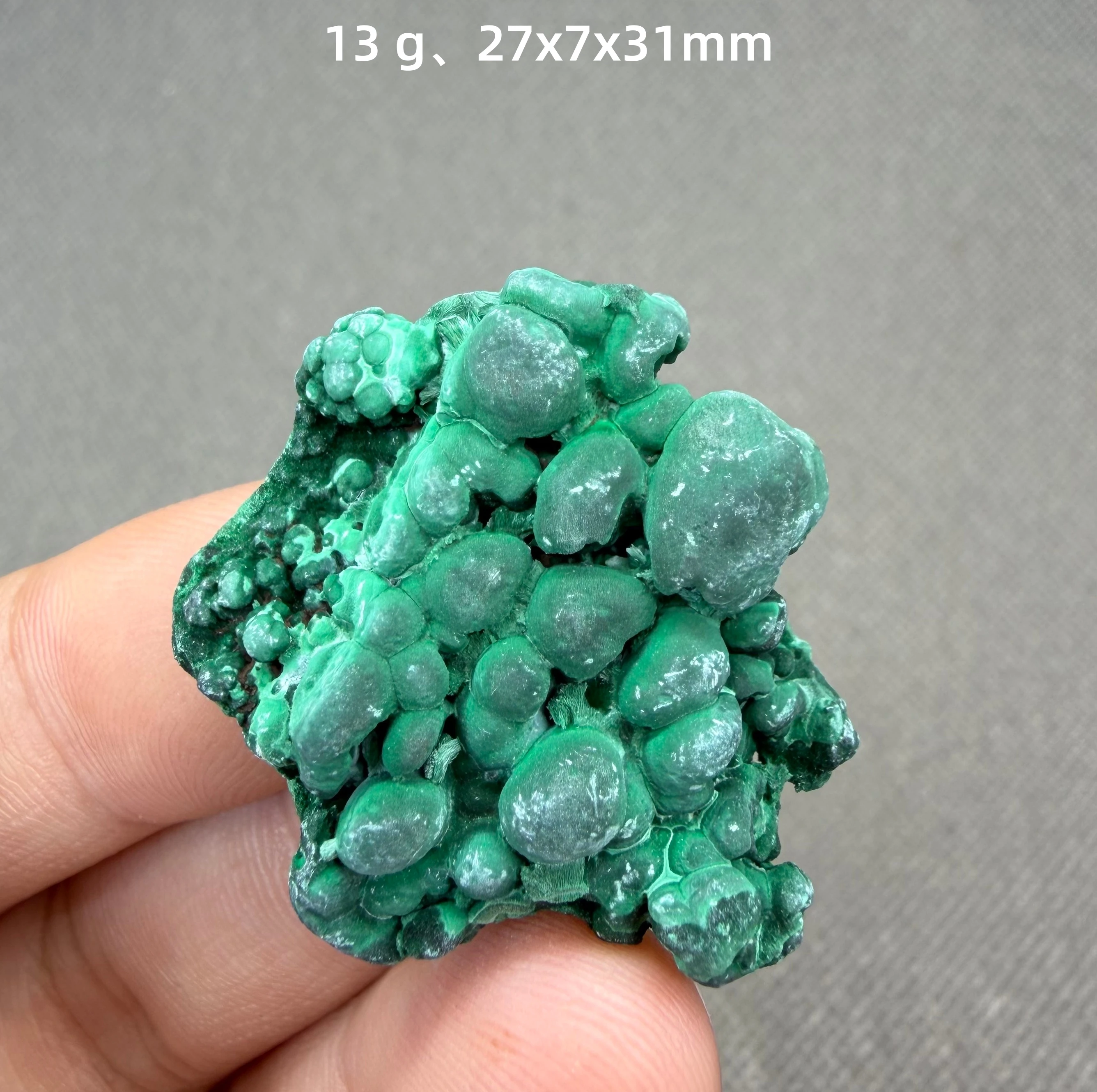 Natural Malachite Botryoidal Cluster Green Grape Copper Ore Mineral Specimen Home Decor