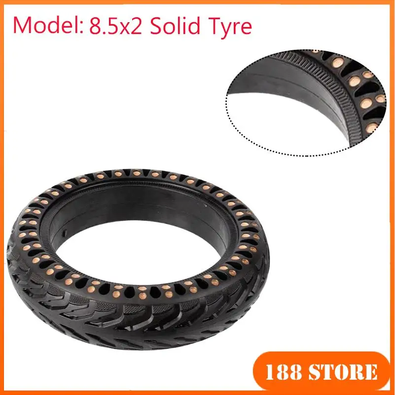 

8,5-дюймовые цельнолитые шины с квадратной сотовой структурой для электросамоката M365 Pro с 8,5-дюймовыми колесами