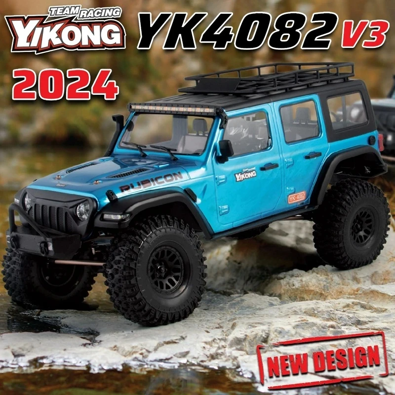

Wrangler Yk4082 Альпинистский автомобиль с дистанционным управлением 1/8 Профессиональный радиоуправляемый 4wd Дифференциальный замок Внедорожник высокого и низкого действия