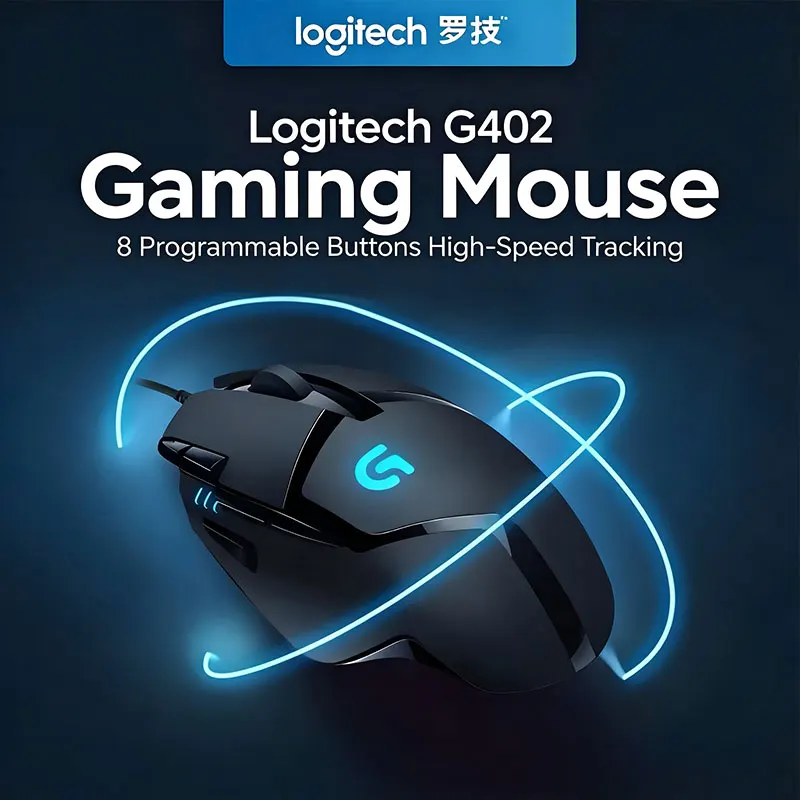 

Logitech G402/G102/G203 беспокойная двухрежимная проводная бесшумная мышь с эргономичной легкой конструкцией для студенческих киберспортов