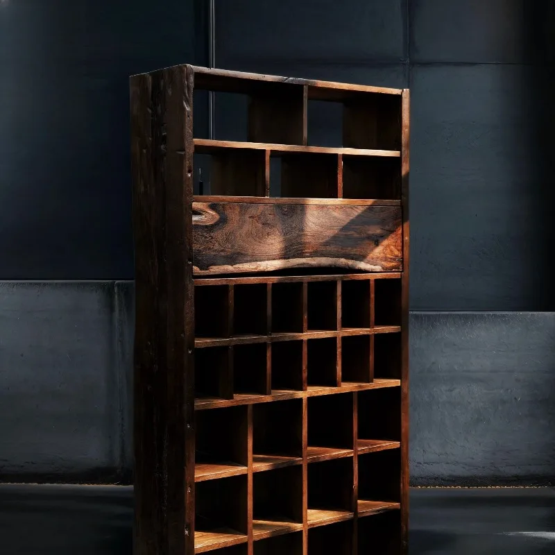 Bogu frame solid wood unique conformal panel display stand