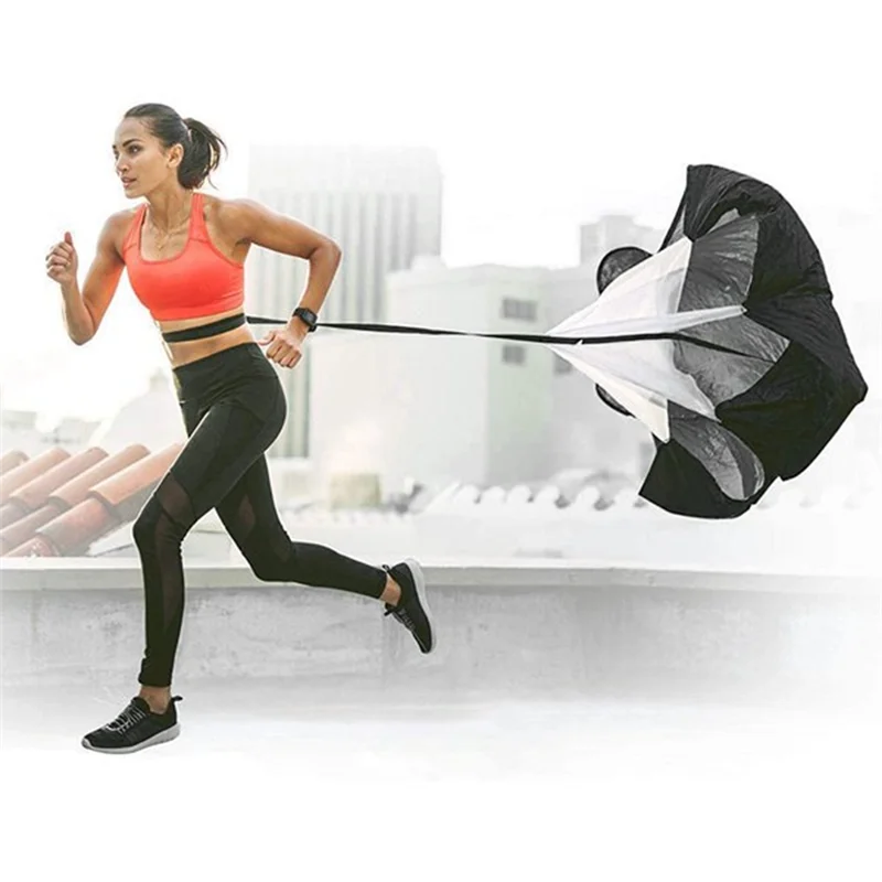 Running Speed Training Soccer Training Resistance Parachute Strength Speed Training Kids Teens and Adults 1.5X1.5M Easy To