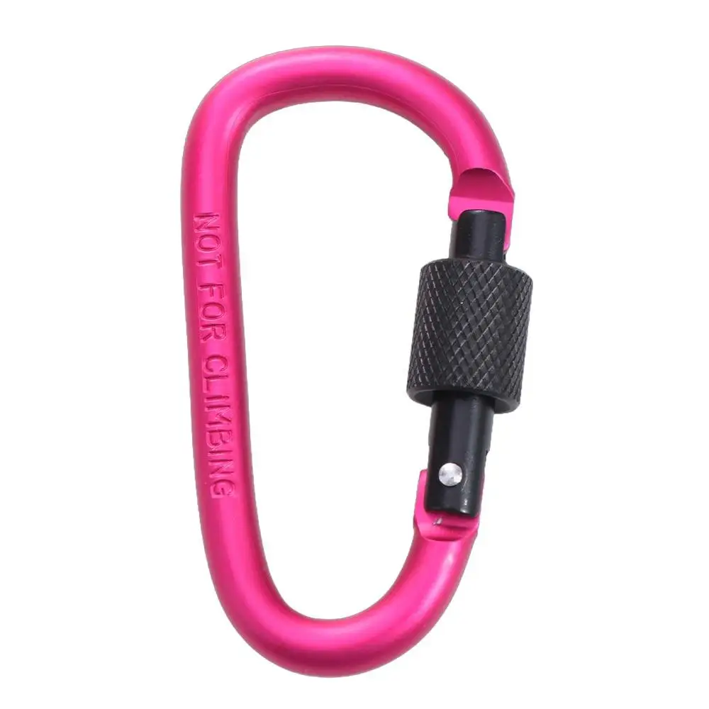 

Rope Buckle D Shape Carabiners Carabiner Keychain Carabiner Clip Tourist Hooks Fishing Carbin Buckle Water Cup Buckle