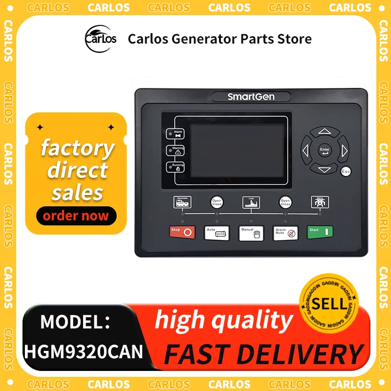 SmartGen  HGM9320CAN  HGM9310CAN  HGM9320 HGM9310 Automatic Start Stop Diesel Generator Controller Module Unit Timing Functio