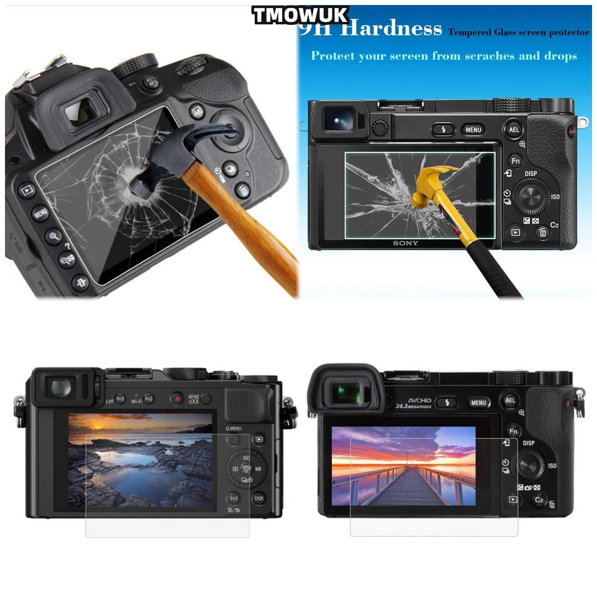 

Professional Grade Screen Protection For Sony Alpha A6600 A6000 A6100 A6300 A6400 A5000 NEX-Series