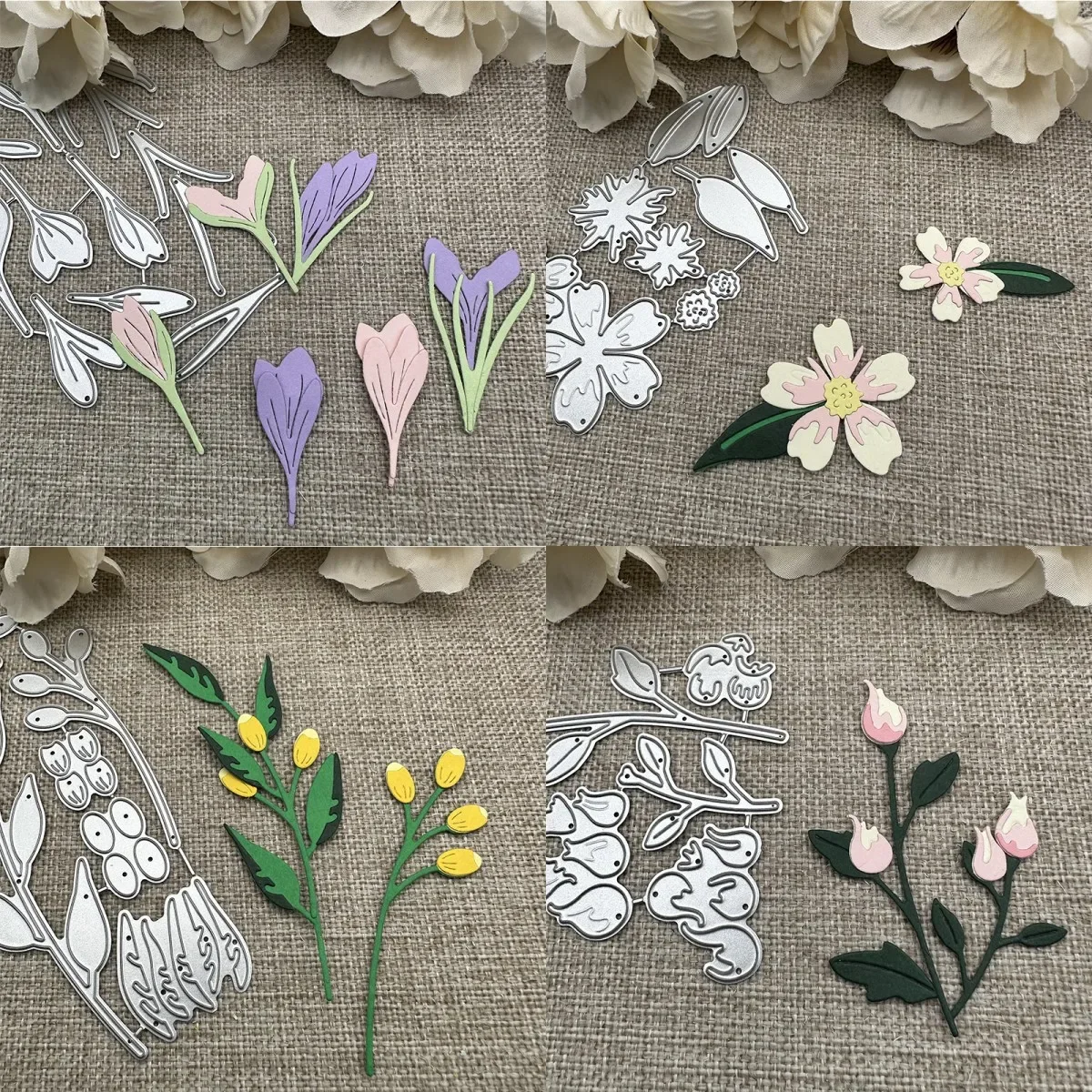 

Flower leaf decoration Metal Cutting Dies Stencils For DIY Scrapbooking Decorative Handcraft Die Cutting Template Mold