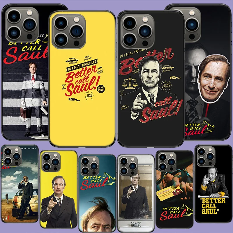 Better Call Saul Phone Case For Apple Iphone 16 13 Pro Max Coque 15 14 Plus Clear 12 Mini 11 Pro Cover Cute Fundas Silicone Soft