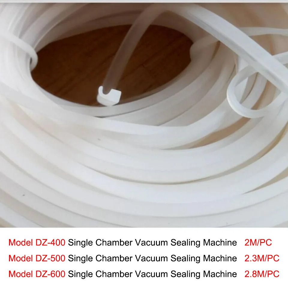 Vacuum Machine Upper Cover Sealing Strip, Silicone Seal Strip, Vacuum Machine Accessories, Single Chamber Vacuum Sealing Machine