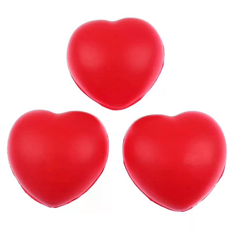 Heart Shaped Stress Relieve Ball For Kids Adults Toys Gift