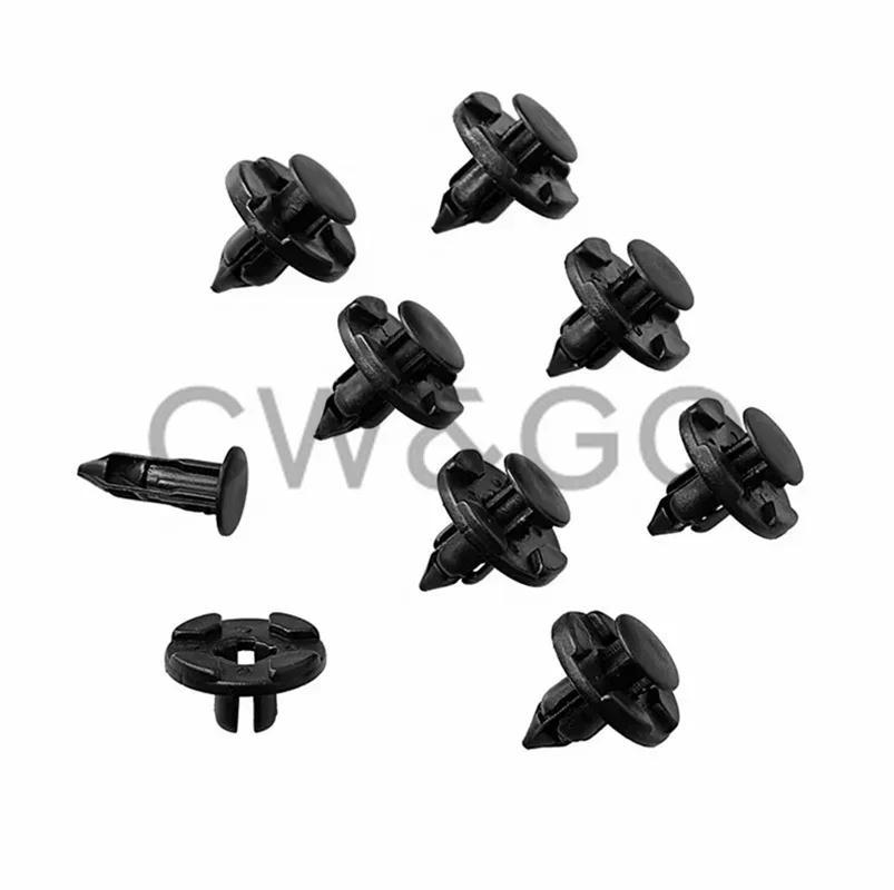 01553-09321 8mm Plastic Rivets Clips for Nissan NV Altima Maxima Murano Versa Sentra Infiniti Car Fender Bumper Retainer