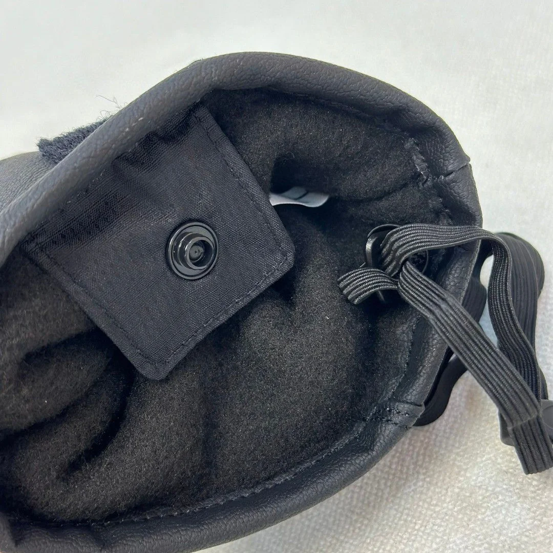 Sheepskin Three-Finger Ski Gloves Premium Minimalist Luxury Outdoor Ski/Snowboard Durable Fiber Warm Waterproof Goatskin Soft