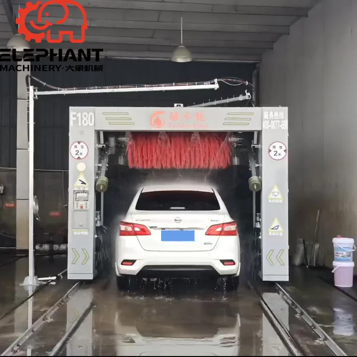 Low Price Gantry Reciprocating Brush Car Wash Machine Fully Automatic Car Washing Equipment With Air Dryer