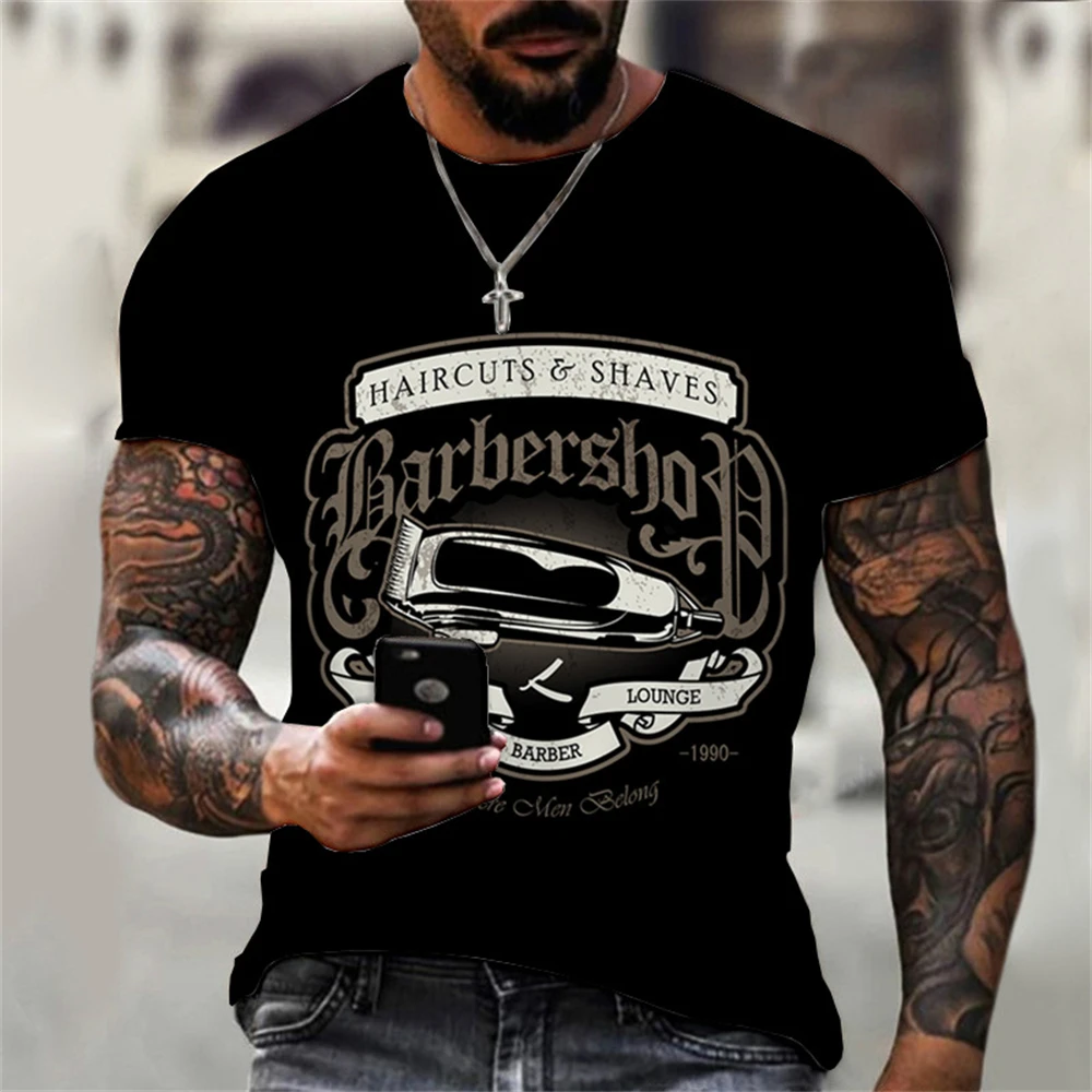 

Men's Oversize T-Shirt Gym T-Shirts Man Chic Crew Neck Male T-Shirt Short Sleeve Polyester Clothing Casual Tops Tees Men T-Shirt